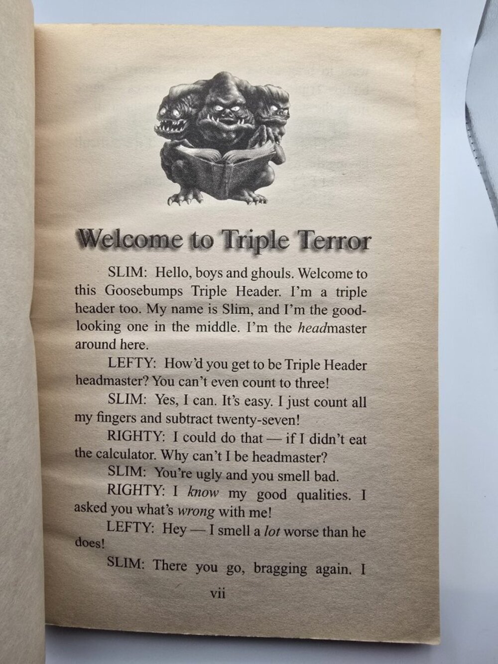 Goosebumps Triple Header Book 2: Three Shocking Tales of Terror, R.L. Stine VTG - Picture 13 of 16